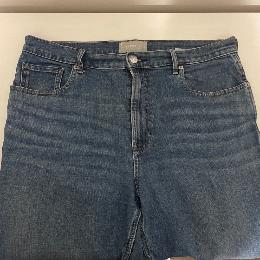 Everlane Cheeky Bootcut Jeans with two tone